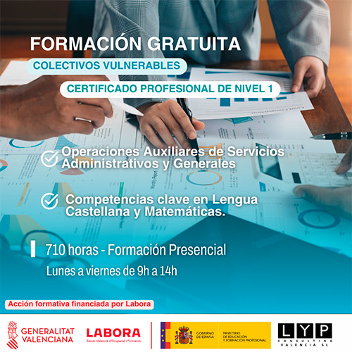 formación en operaciones auxiliares y competencias en lengua castellana